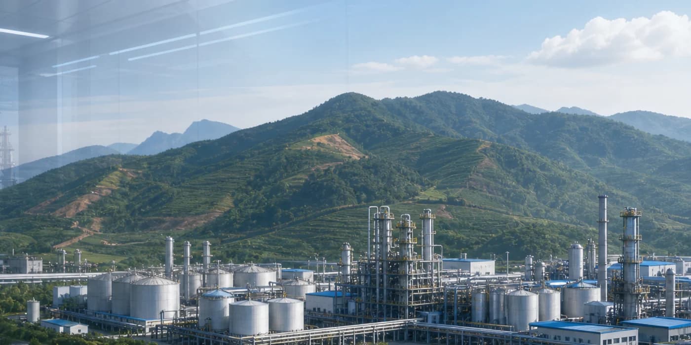 綦江山地与化工产业基地视觉